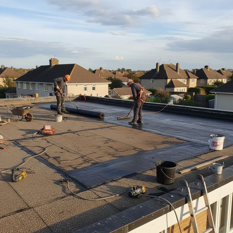 Flat Roof Drain Repair