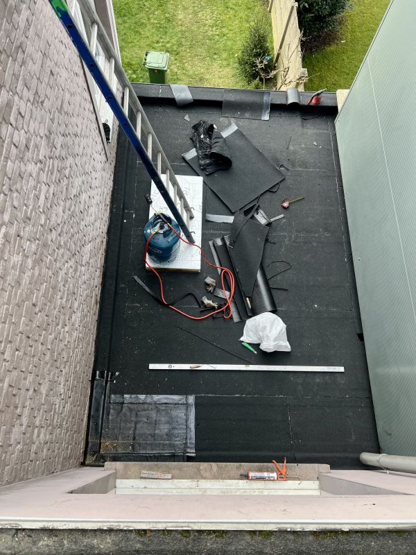 Flat Roof Drain Repair